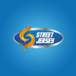 Logo Street Jersey background biru