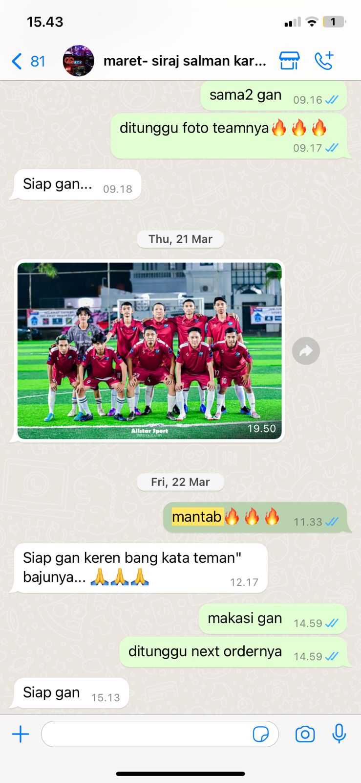 Testimoni WA 6