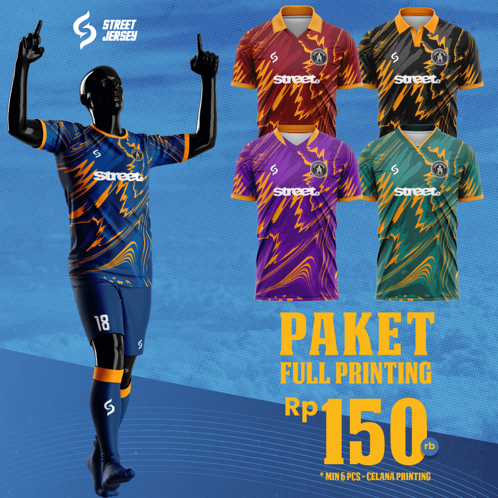 paket full printing jersey bola futsal 150000