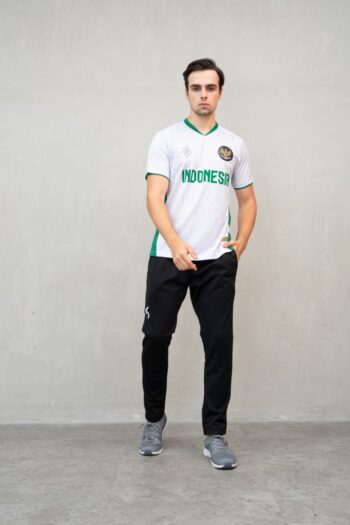 Jersey Fantasy Timnas Indonesdia Hijau Putih Away Mills