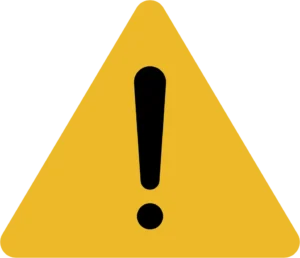 tanda warning perignatan kuning