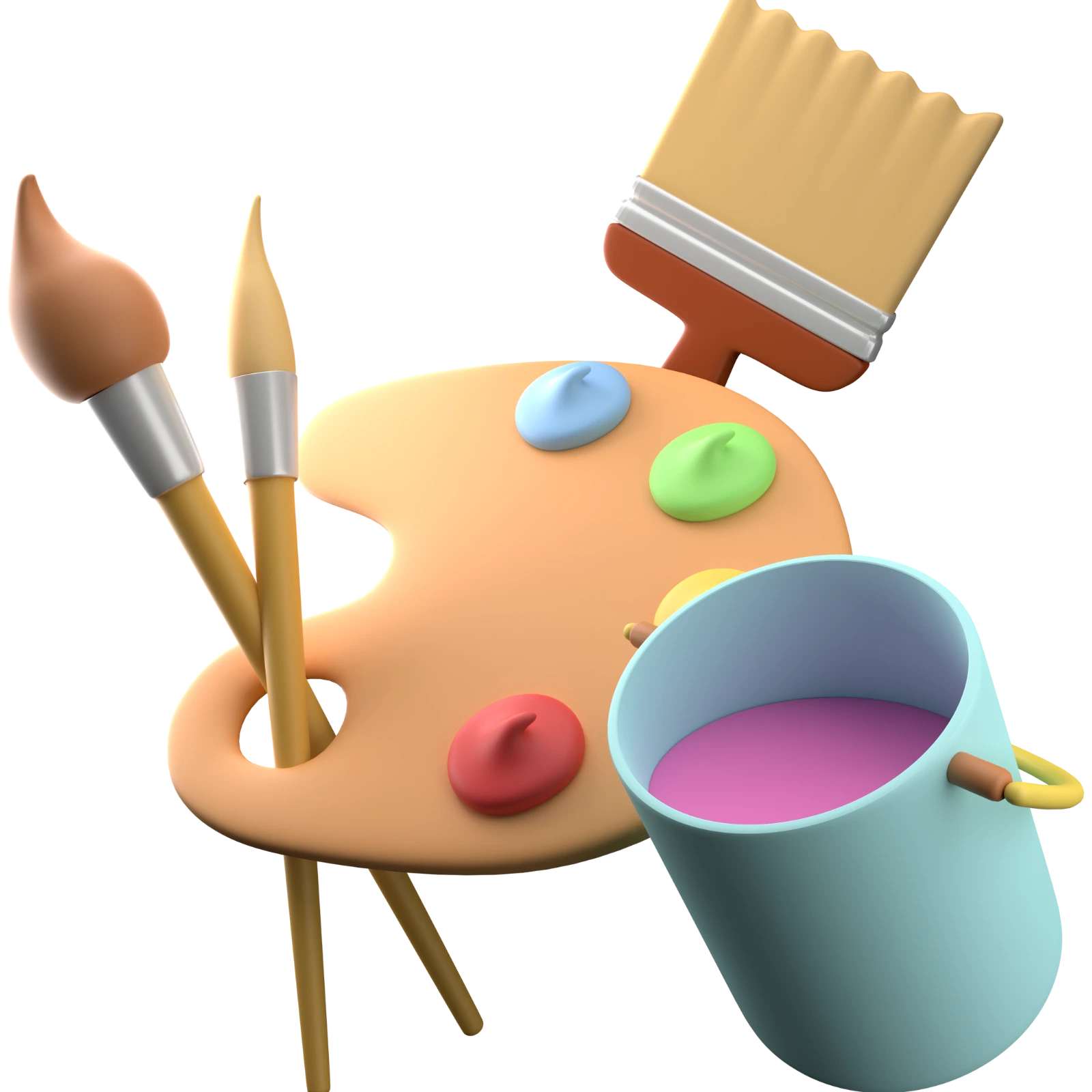 Coloring Brush Paint 3d v2