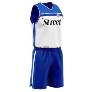 Jersey Basket 1 Setel - Egyptian Blue #133896 and Soft White #f1f1f1