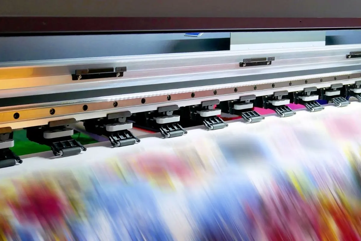 Modern inkjet printing machine for newspaper