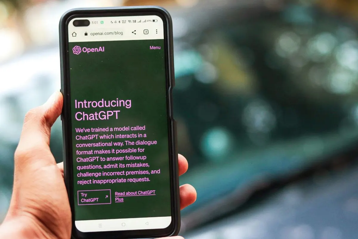 Tangkapan layar laman blog OpenAI memperlihatkan ChatGPT