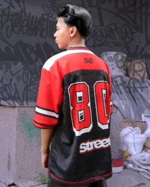 NFL Jersey Kemerdekaan Indonesia Series Hitam Merah 1945 back