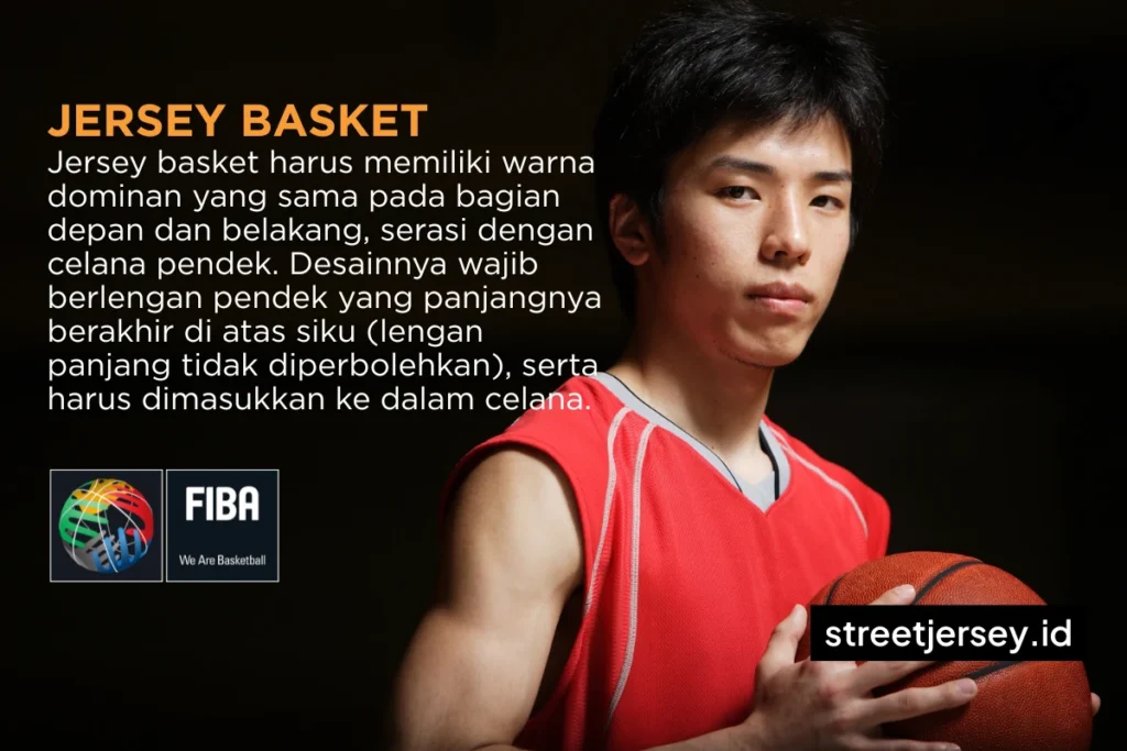Definisi basketball jersey berdasarkan FIBA - Apa itu jersi basket selengkapnya