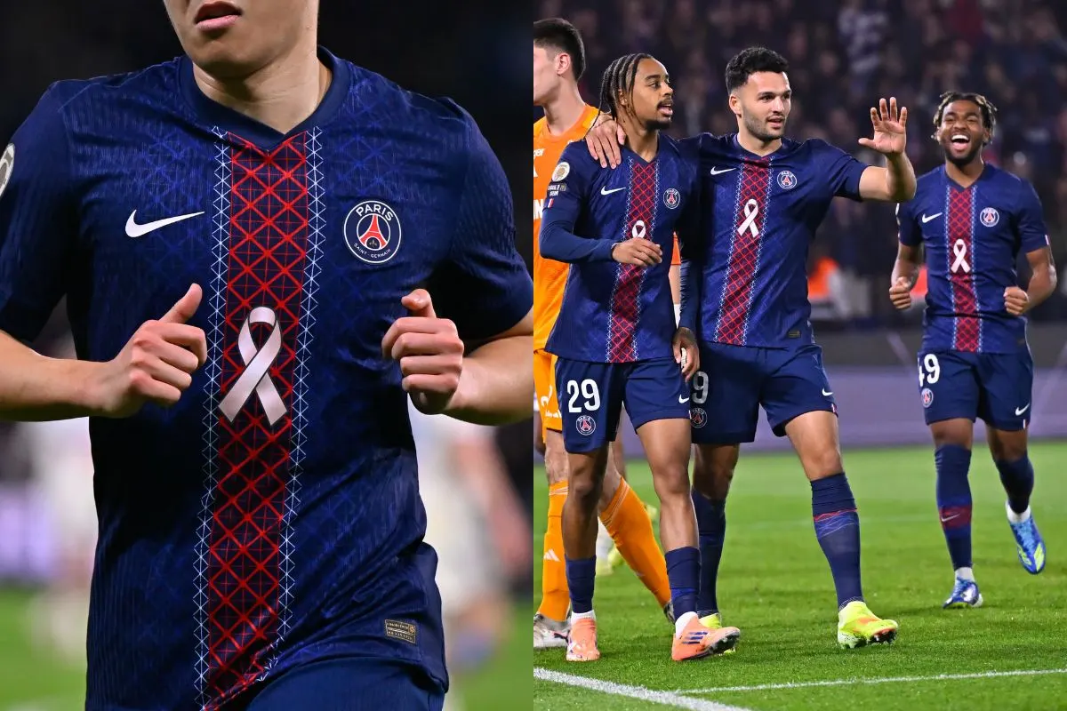 Debut PSG Pakai Pita Pink di Pertandingan Ligue 1 Melawan Strasbourg