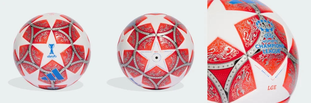 Official final match ball UEFA Champions League Women 2025-2026 details