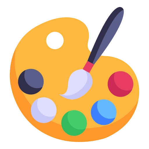 color palette classic icon